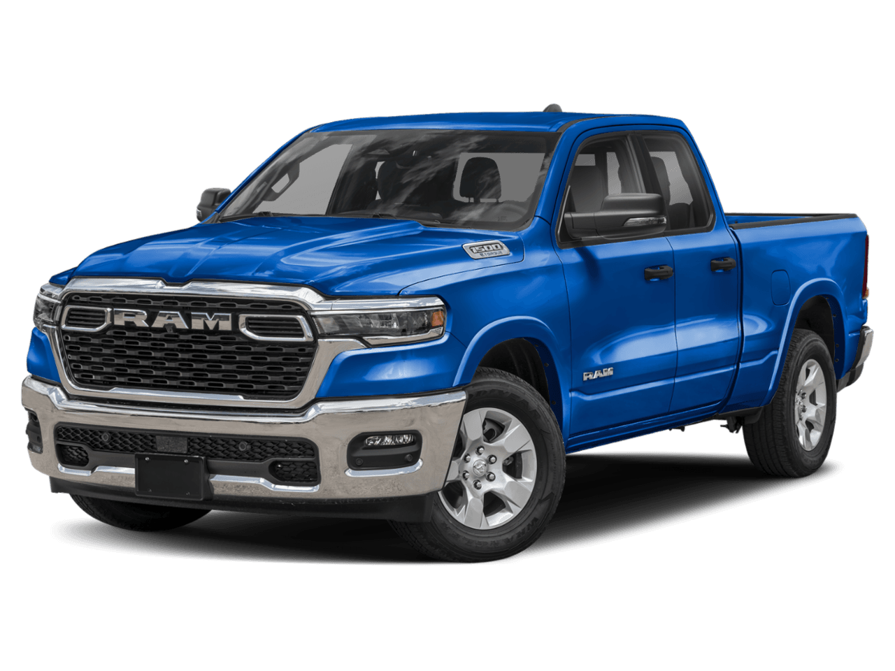 2025 Ram 1500 Big - Front 3/4, facing to the left