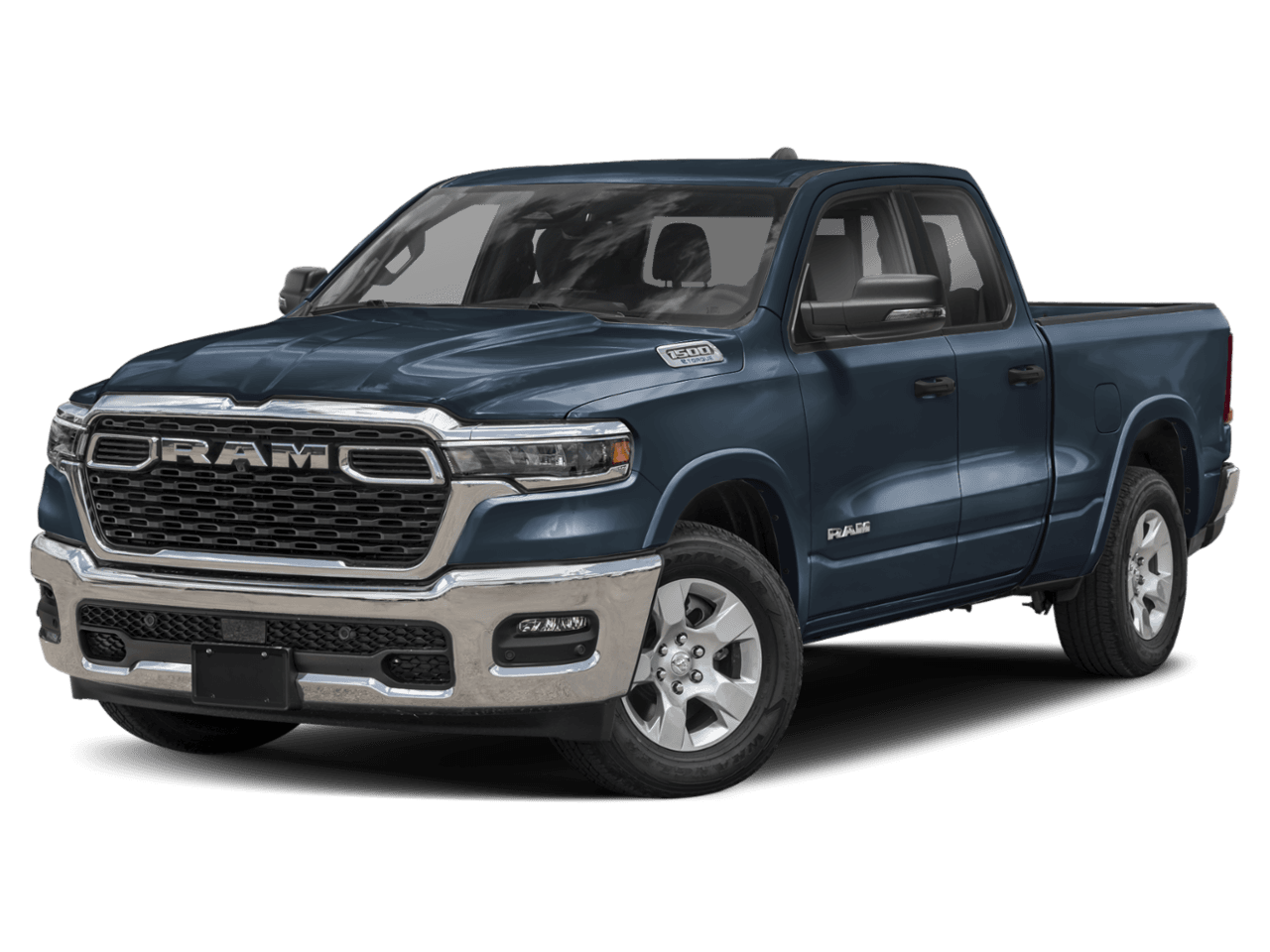 2025 Ram 1500 Big - Front 3/4, facing to the left