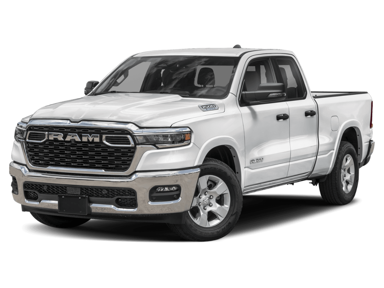 2025 Ram 1500 Big - Front 3/4, facing to the left