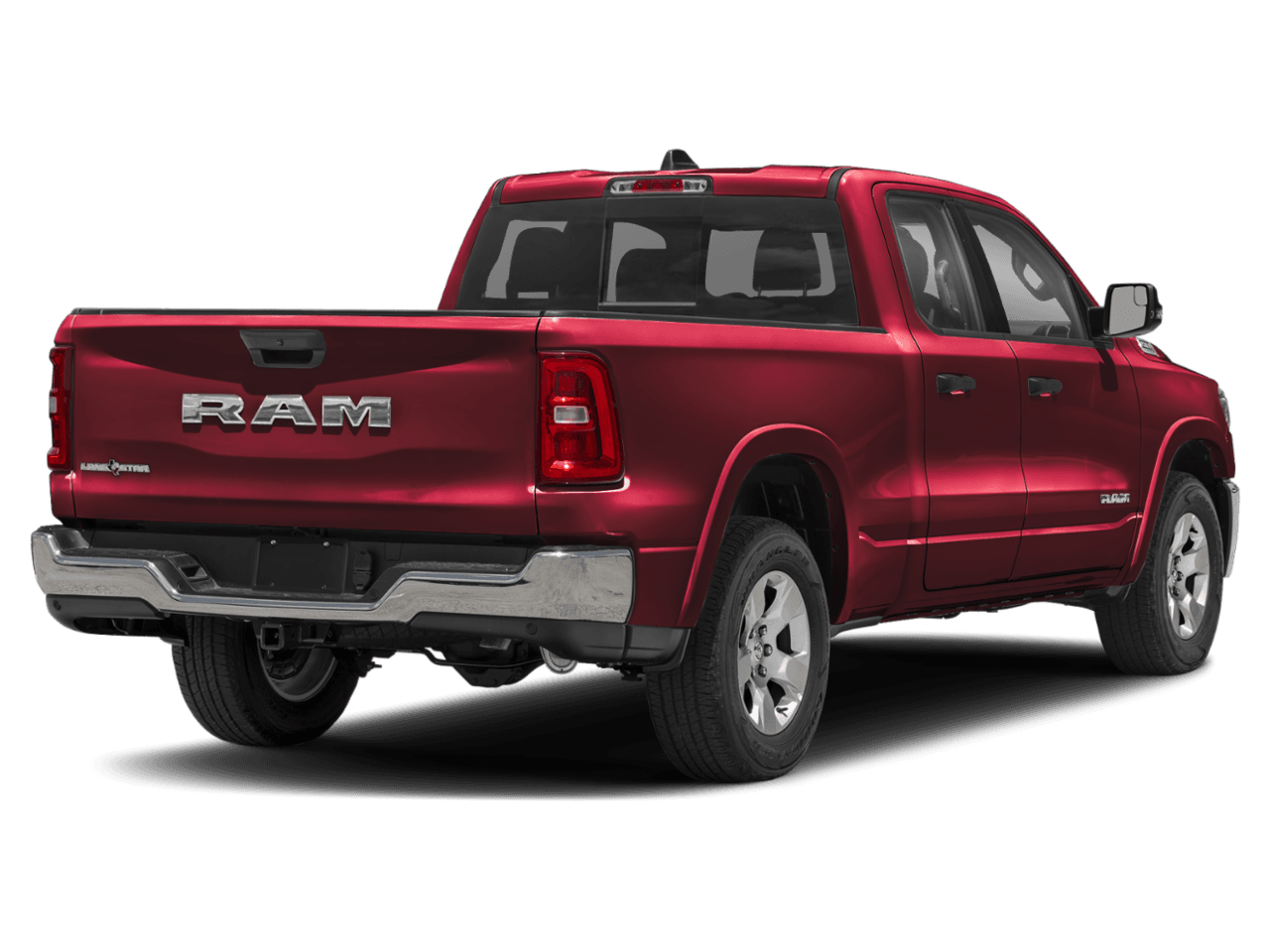 2025 Ram 1500 Big - Rear 3/4, facing to the right