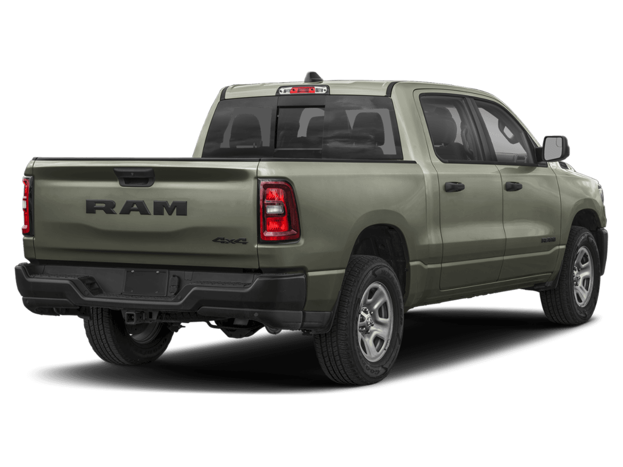 2025 Ram 1500 Tradesman - Rear 3/4, facing to the right