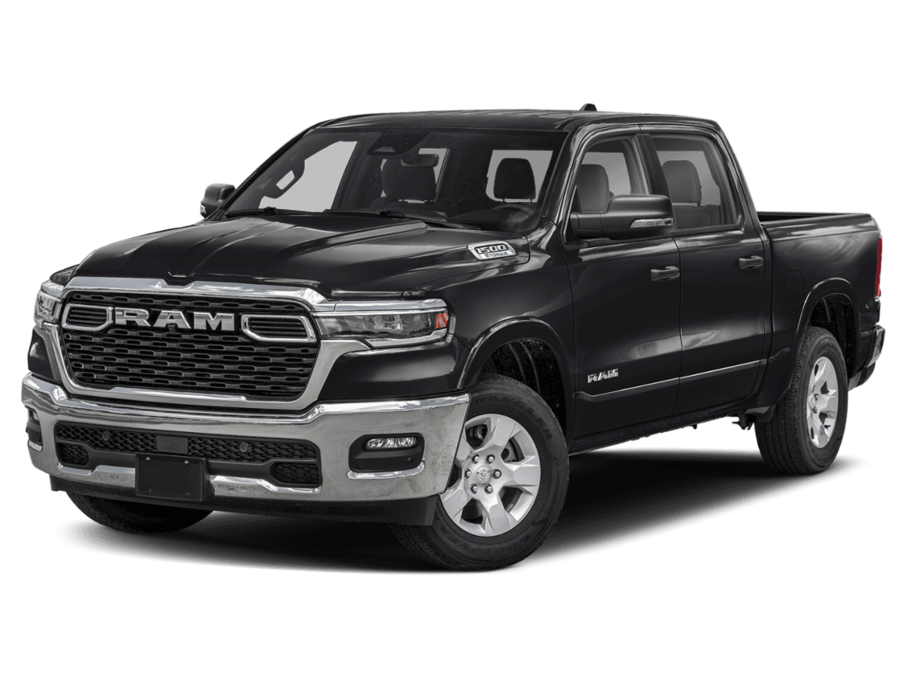 2025 Ram 1500 Big - Front 3/4, facing to the left