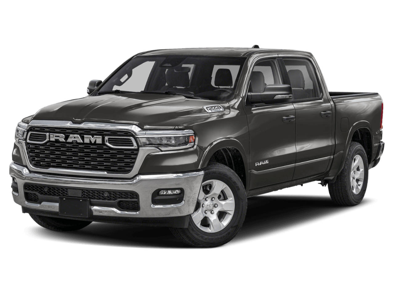 2025 Ram 1500 Big - Front 3/4, facing to the left