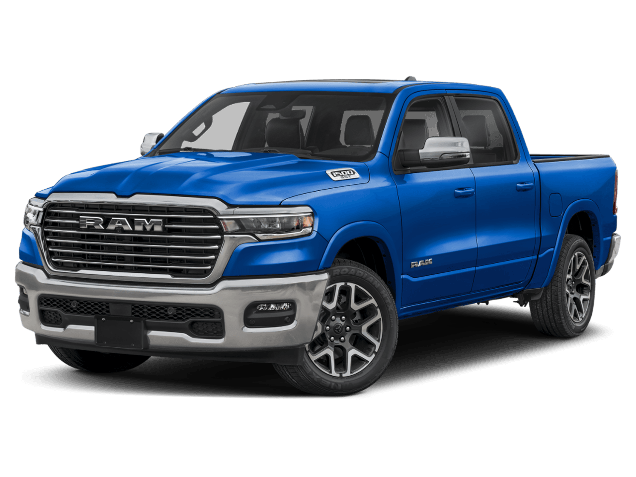 2025 Ram 1500 Laramie - Front 3/4, facing to the left