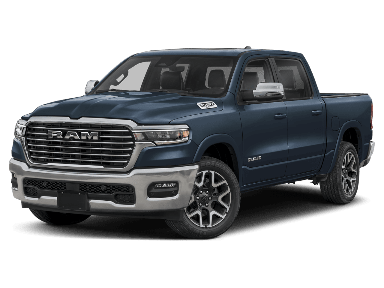 2025 Ram 1500 Laramie - Front 3/4, facing to the left