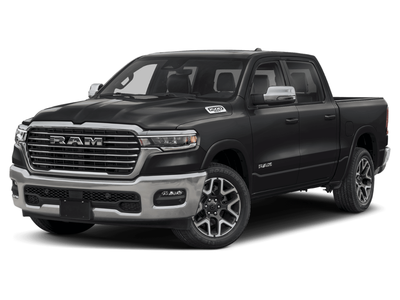 2025 Ram 1500 Laramie - Front 3/4, facing to the left