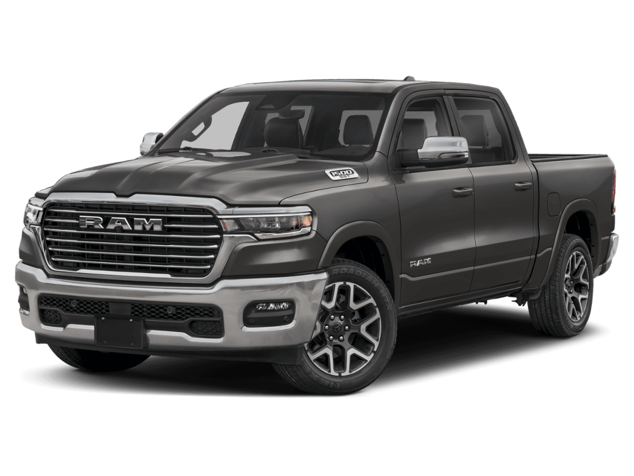 2025 Ram 1500 Laramie - Front 3/4, facing to the left