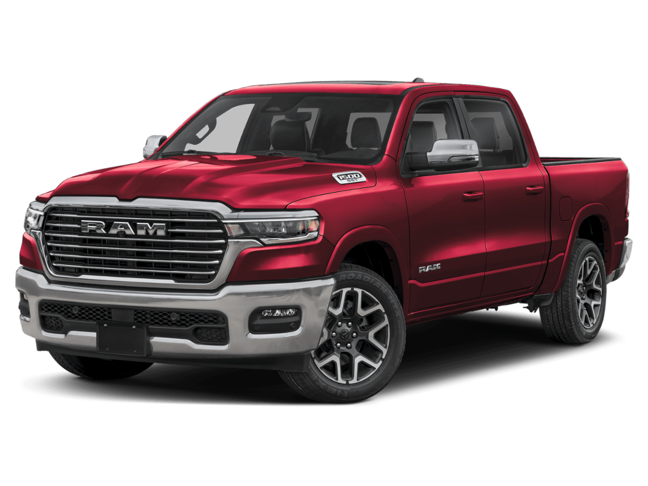 2025 Ram 1500 Laramie - Front 3/4, facing to the left