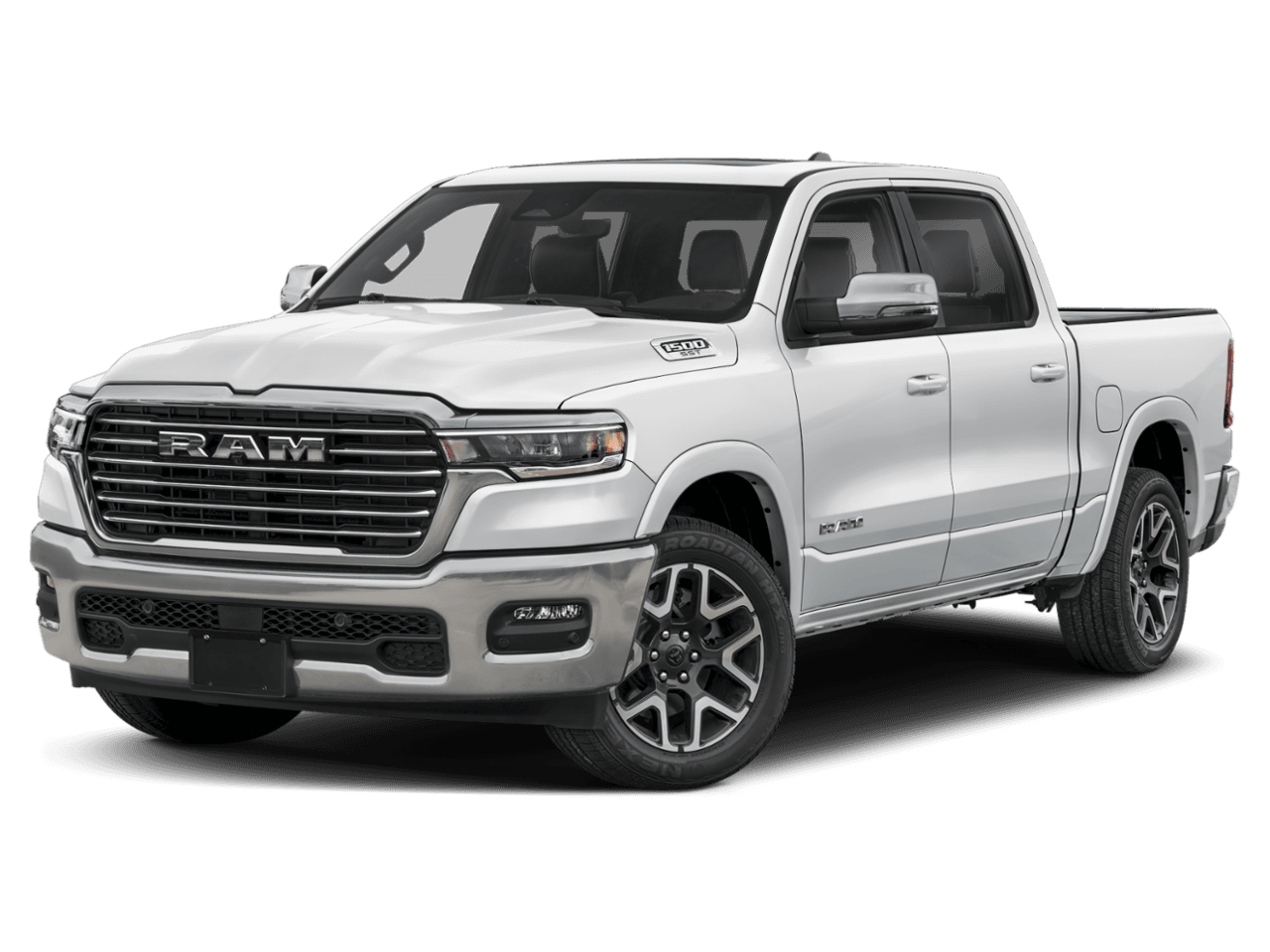 2025 Ram 1500 Laramie - Front 3/4, facing to the left