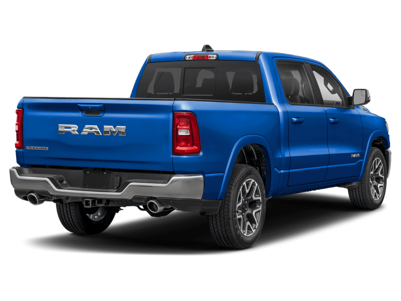 2025 Ram 1500 Laramie - Rear 3/4, facing to the right