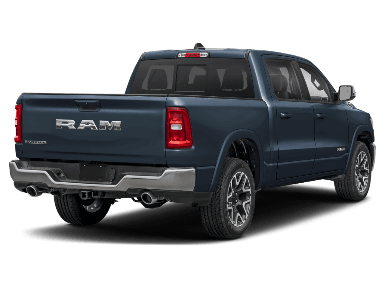 2025 Ram 1500 Laramie - Rear 3/4, facing to the right