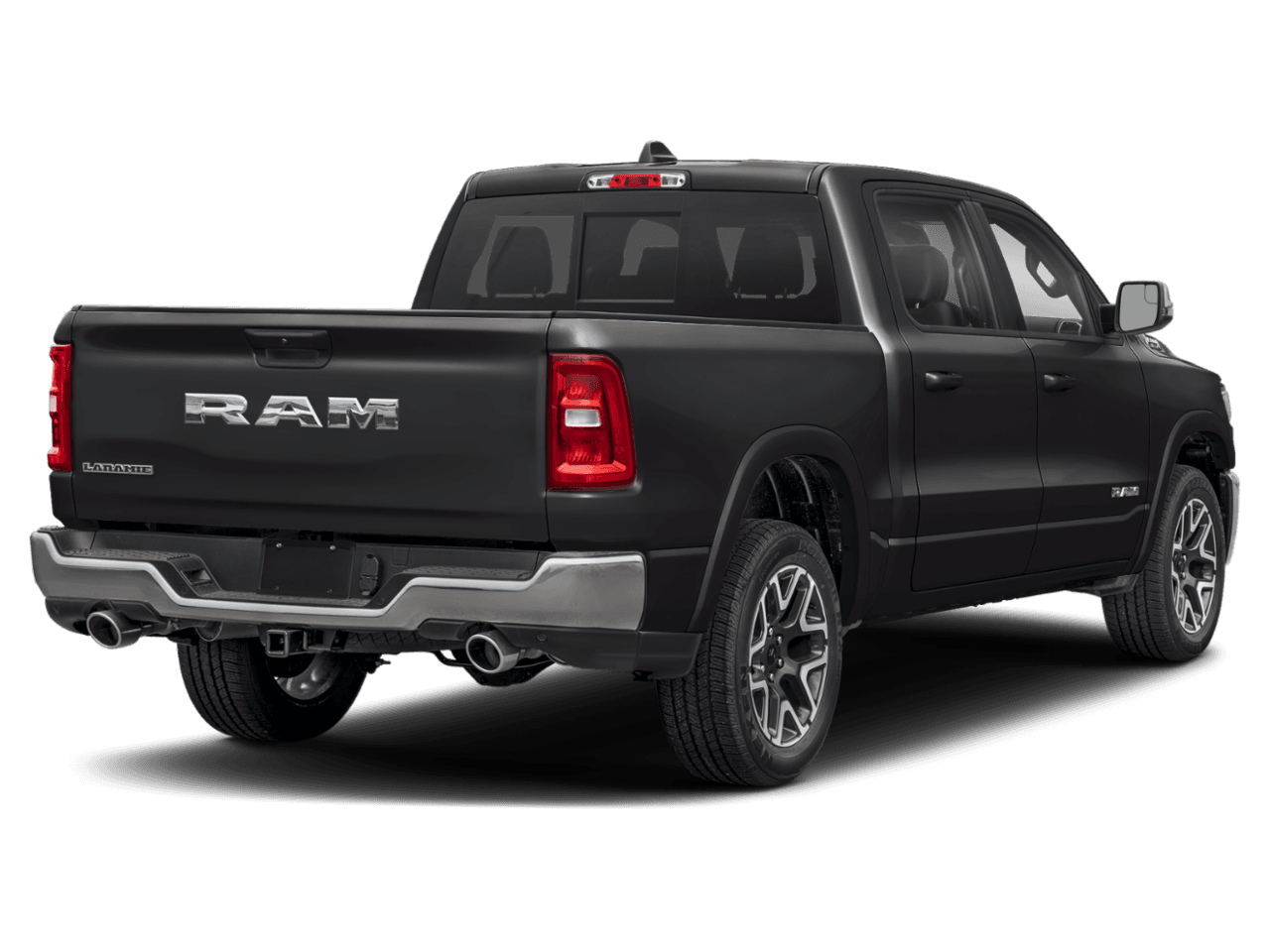 2025 Ram 1500 Laramie - Rear 3/4, facing to the right