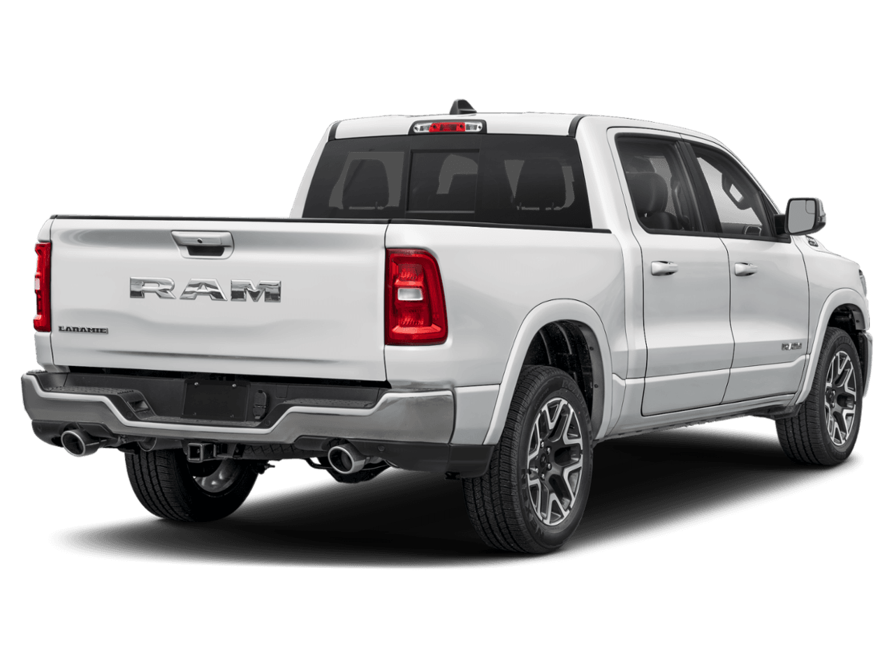 2025 Ram 1500 Laramie - Rear 3/4, facing to the right