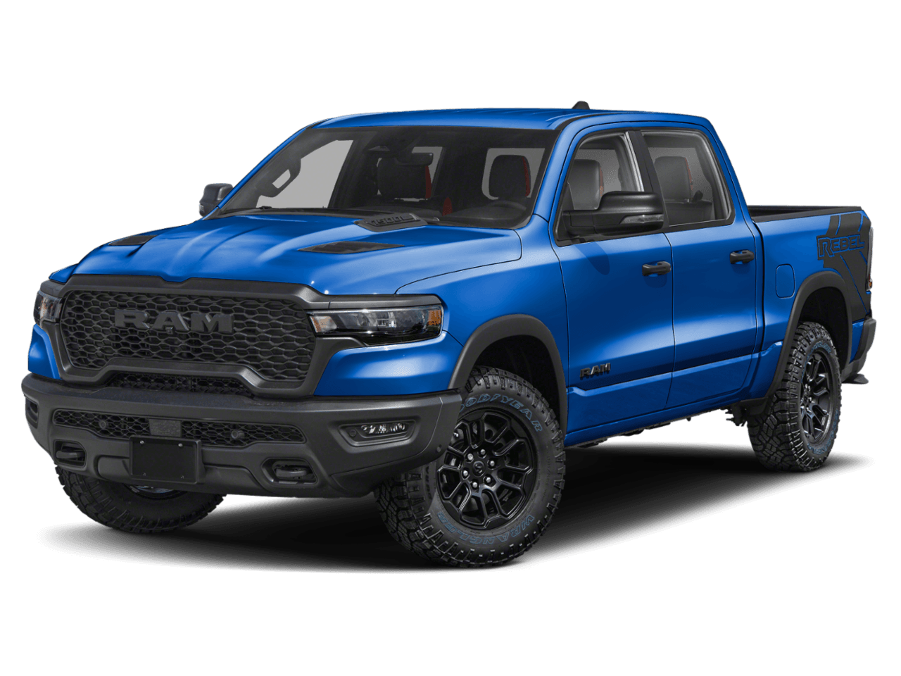 2025 Ram 1500 Rebel - Front 3/4, facing to the left