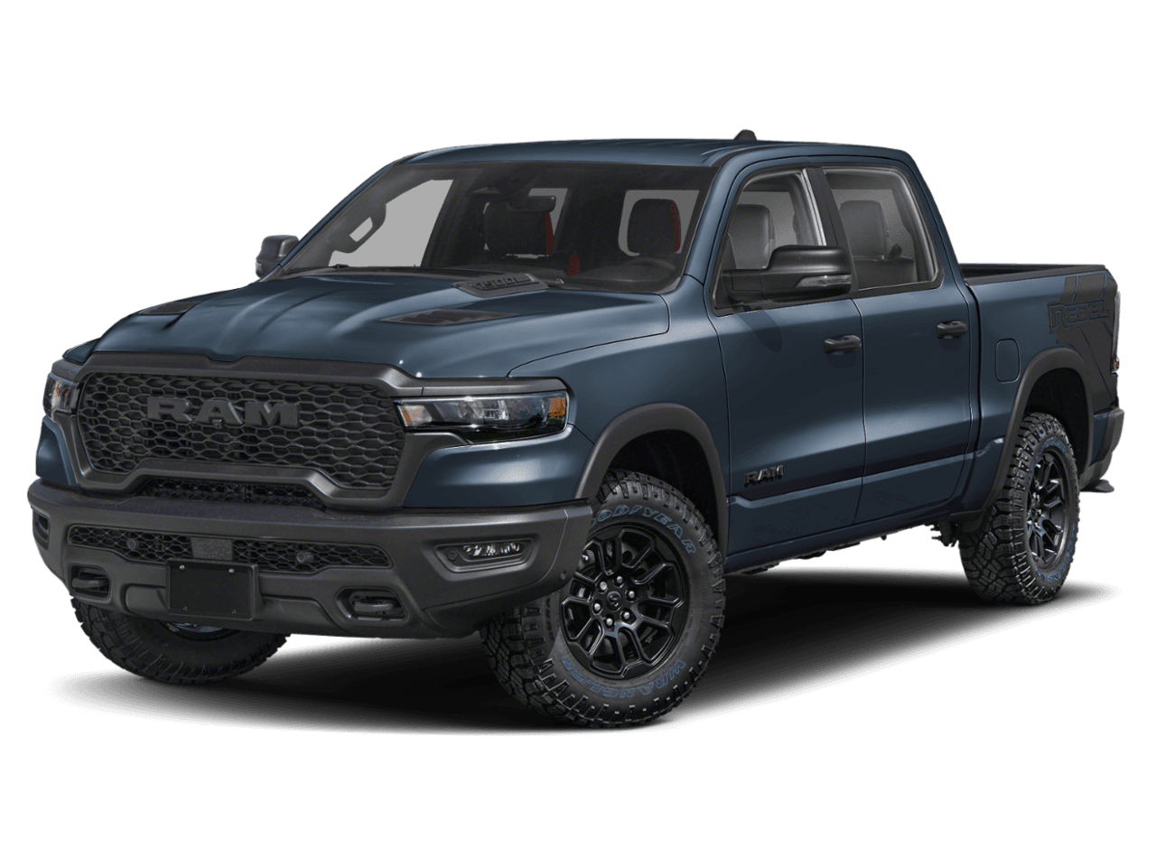 2025 Ram 1500 Rebel - Front 3/4, facing to the left