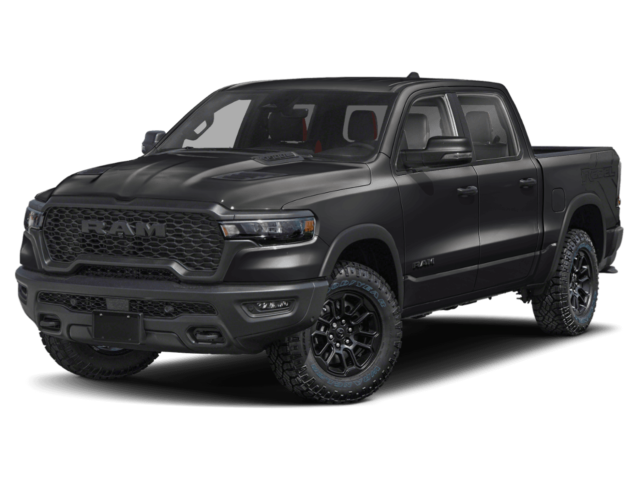 2025 Ram 1500 Rebel - Front 3/4, facing to the left