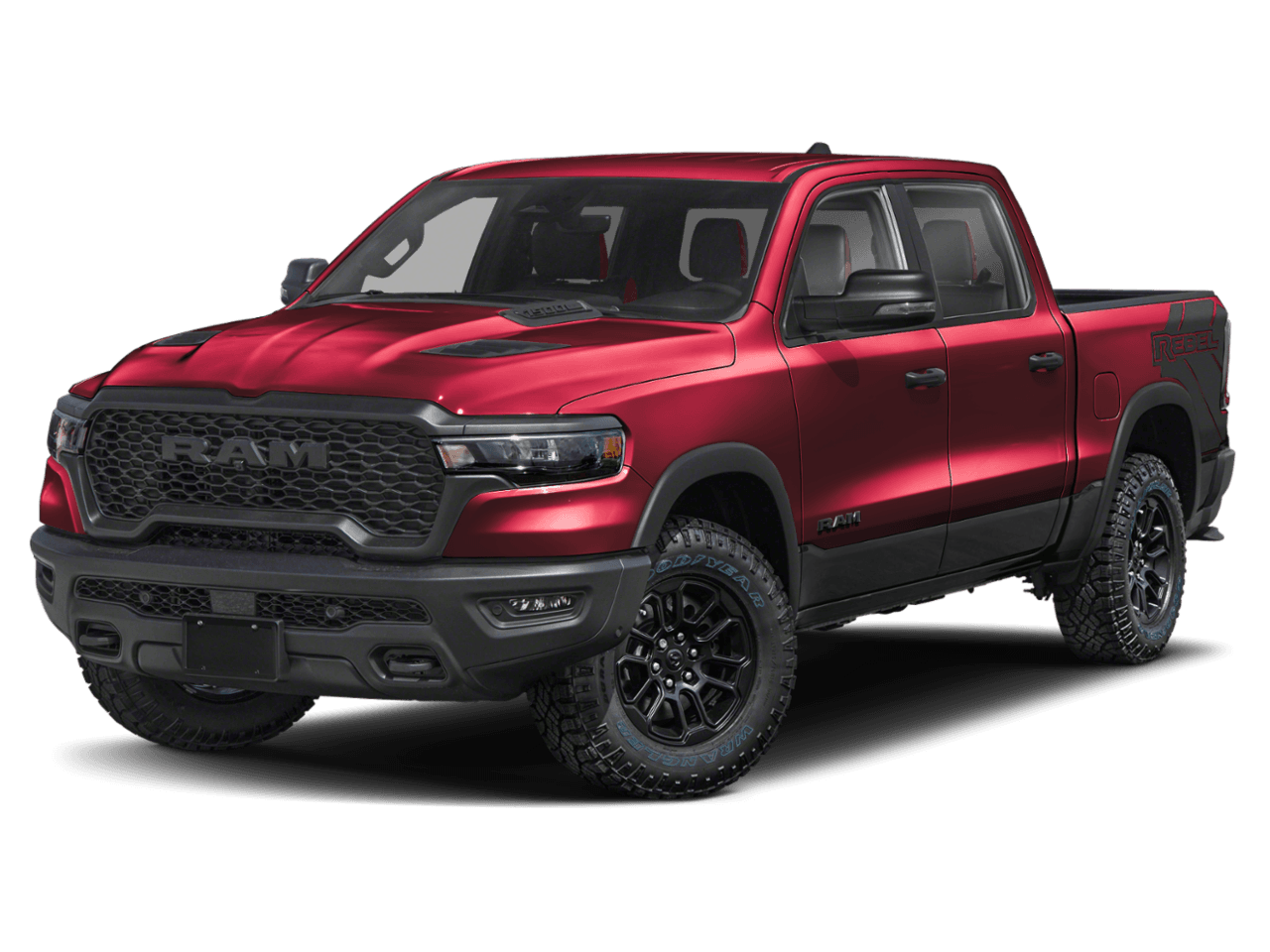 2025 Ram 1500 Rebel - Front 3/4, facing to the left