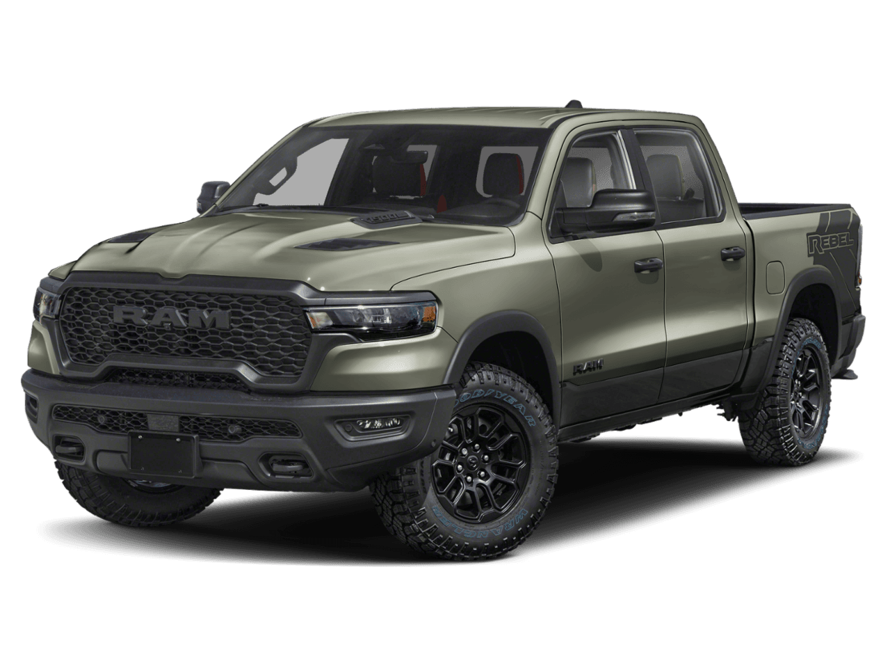 2025 Ram 1500 Rebel - Front 3/4, facing to the left