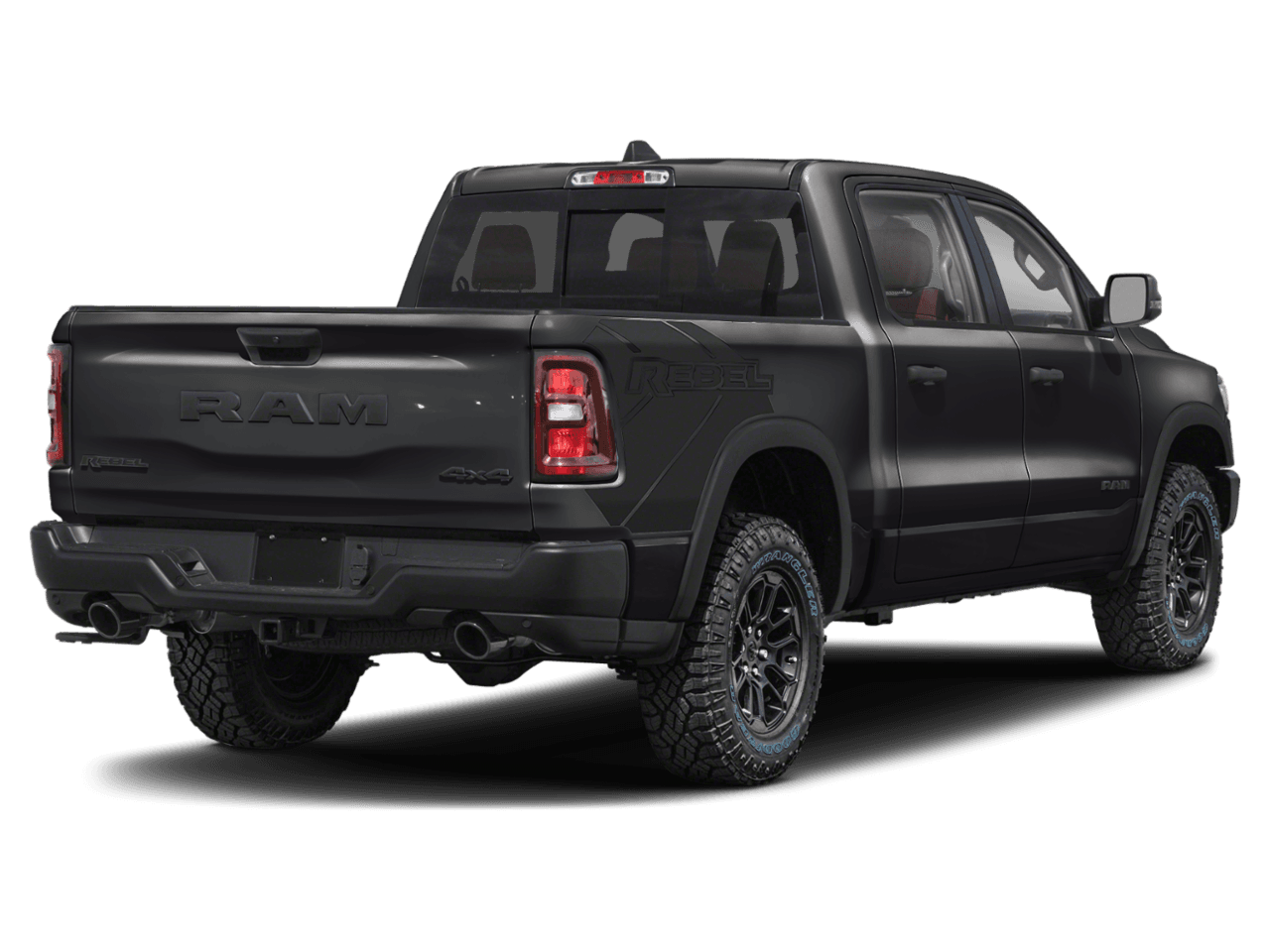 2025 Ram 1500 Rebel - Rear 3/4, facing to the right