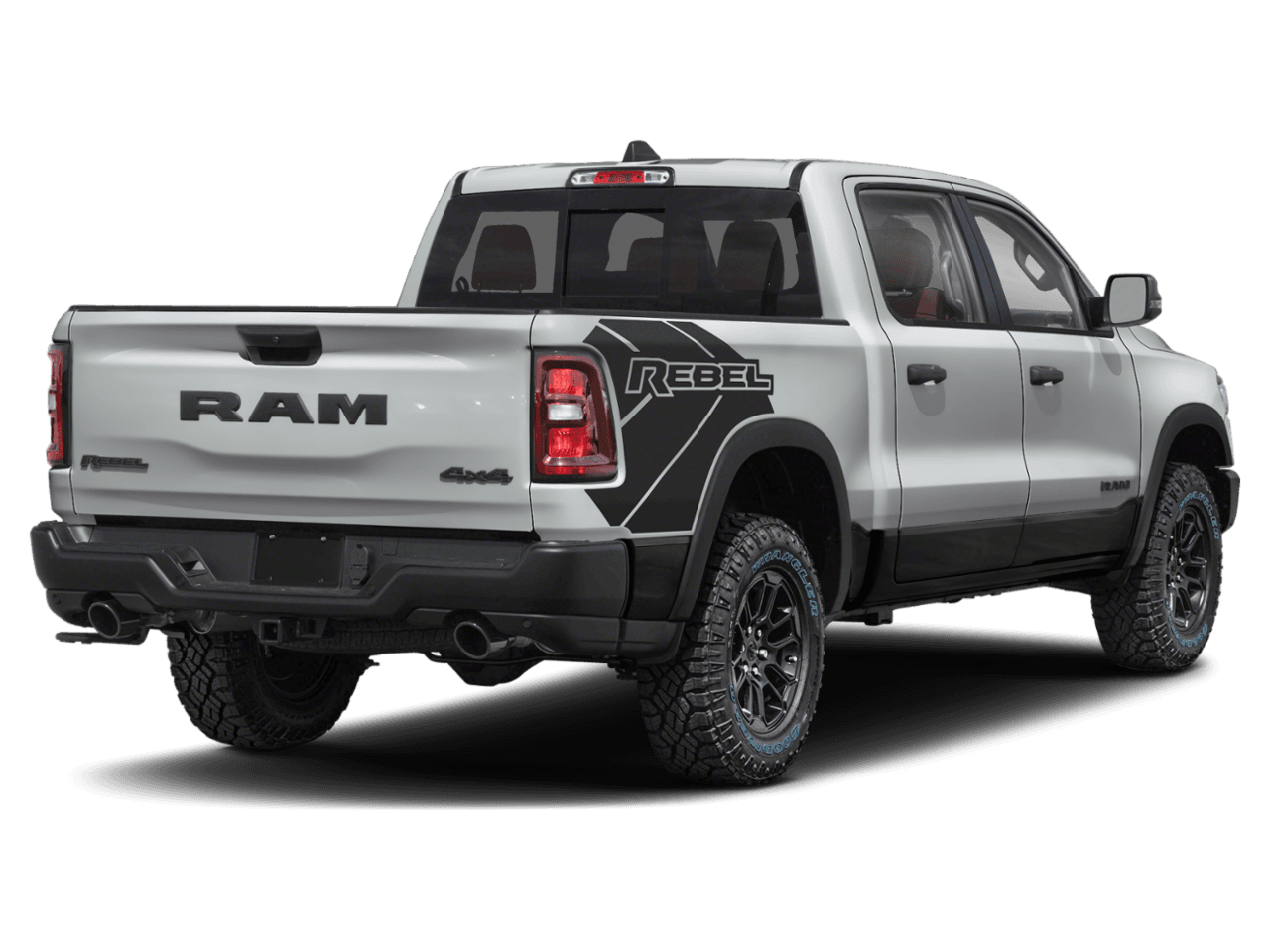 2025 Ram 1500 Rebel - Rear 3/4, facing to the right
