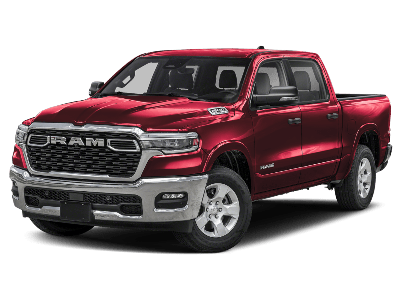 2025 Ram 1500 Big - Front 3/4, facing to the left