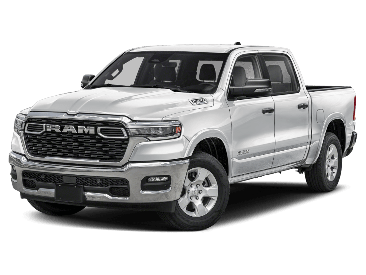 2025 Ram 1500 Big - Front 3/4, facing to the left