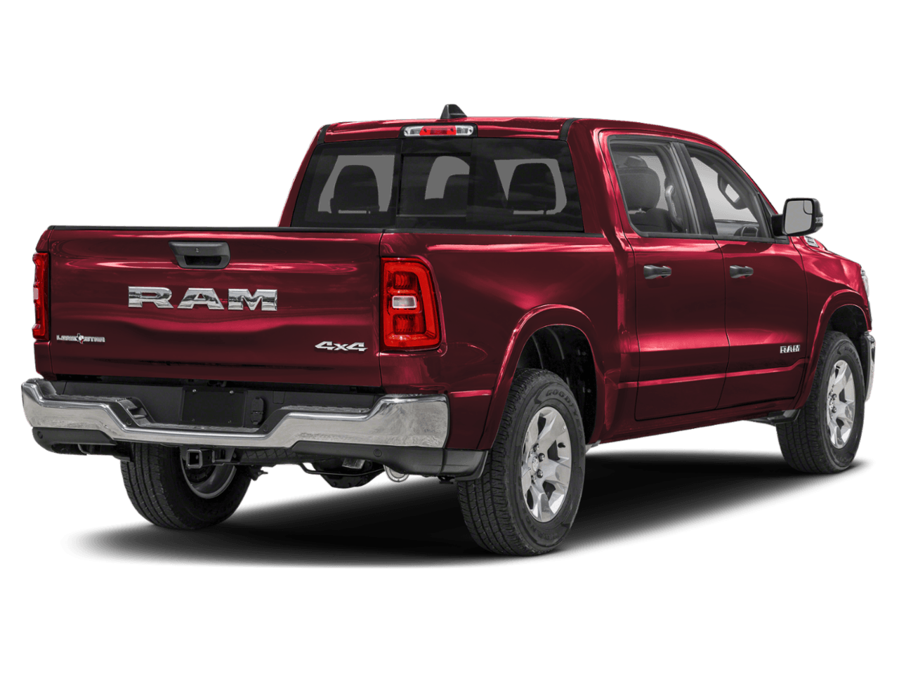 2025 Ram 1500 Lone - Rear 3/4, facing to the right