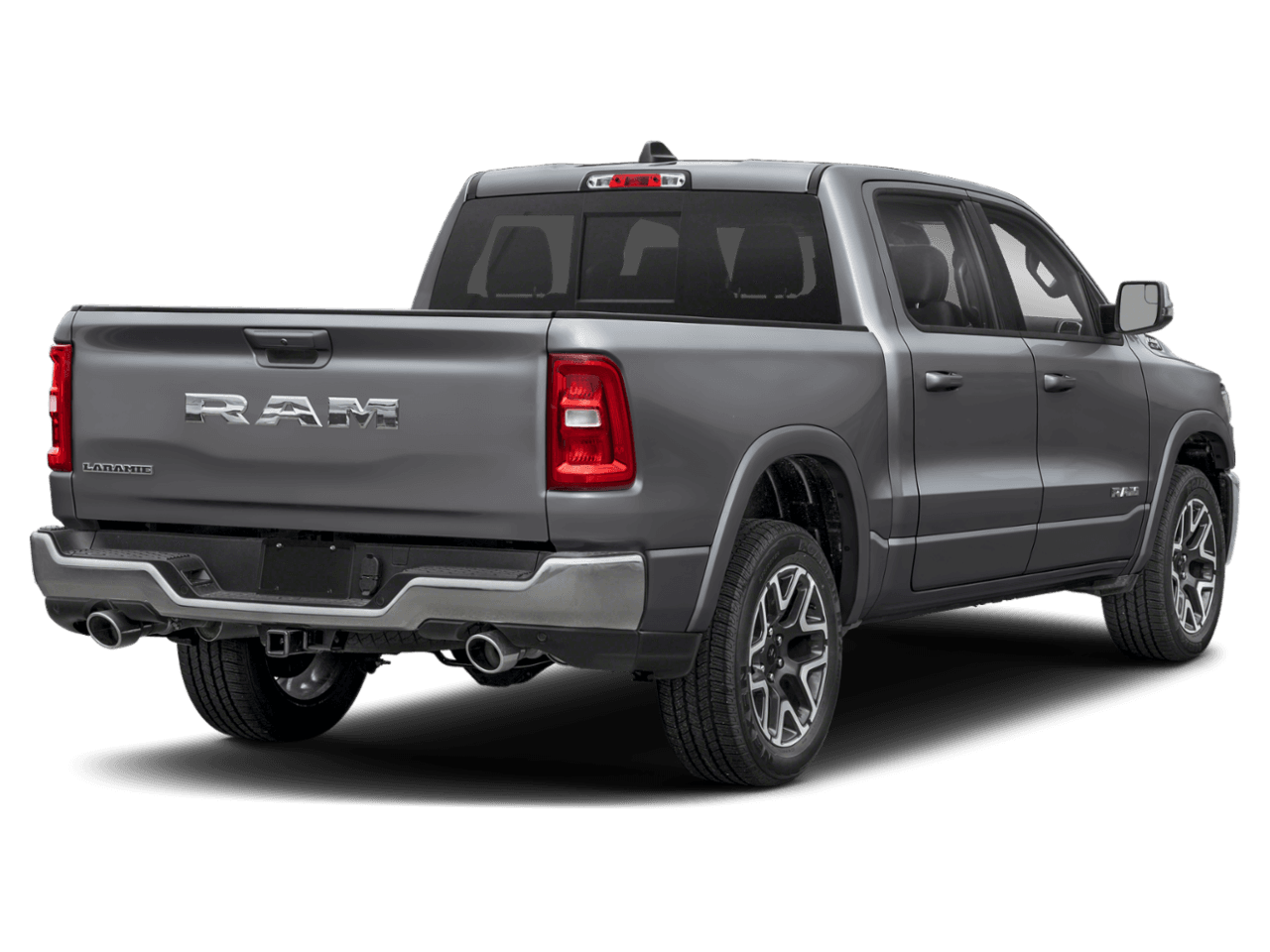 2025 Ram 1500 Laramie - Rear 3/4, facing to the right