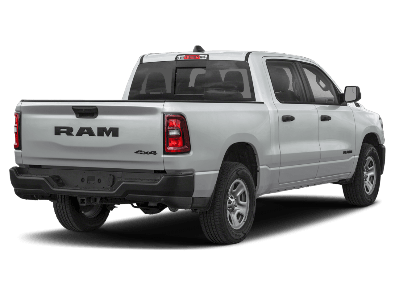 2025 Ram 1500 Tradesman - Rear 3/4, facing to the right