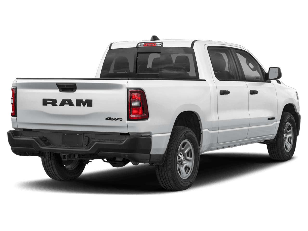 2025 Ram 1500 Tradesman - Rear 3/4, facing to the right