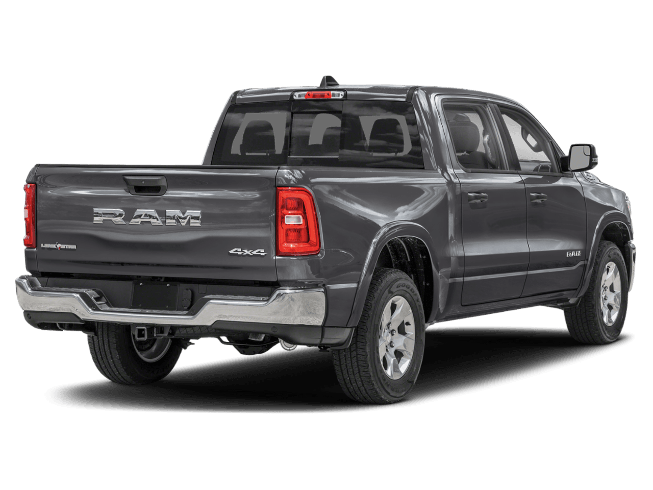 2025 Ram 1500 Big Horn - Rear 3/4, facing to the right
