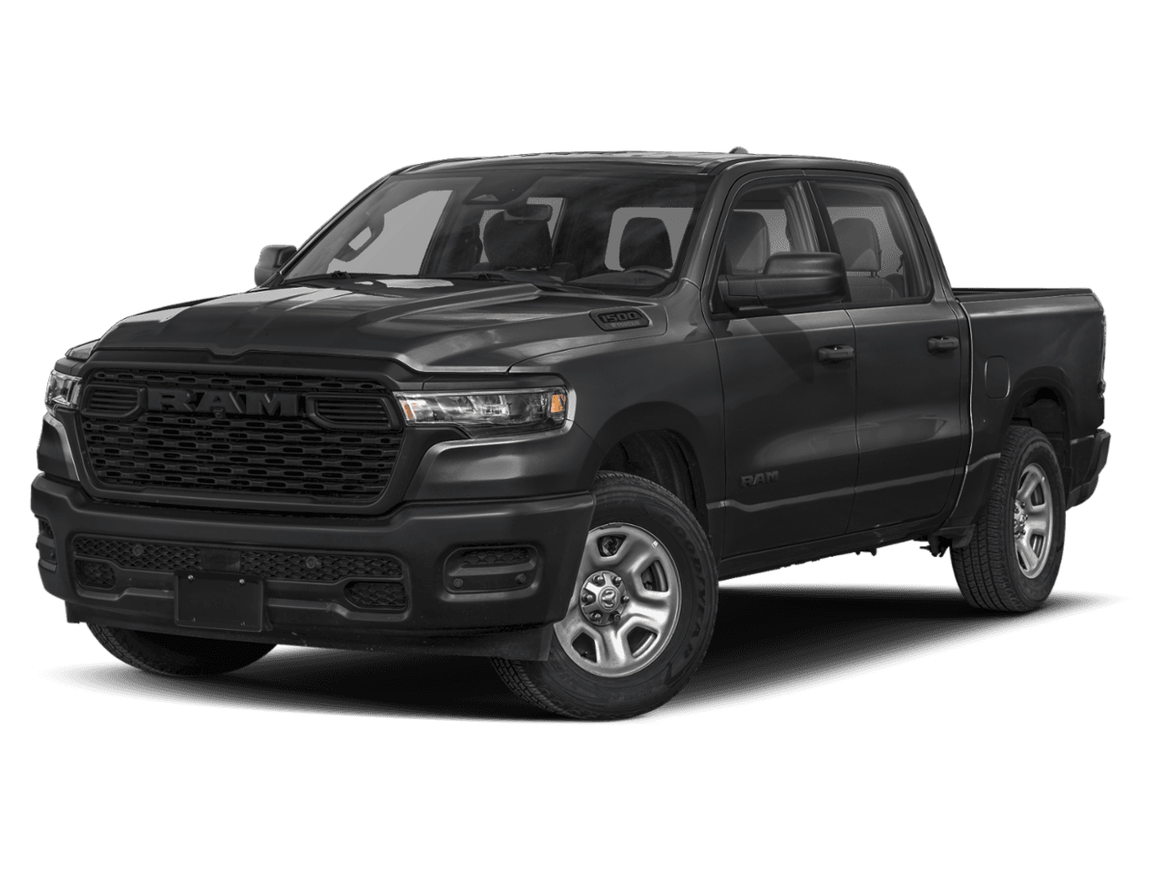 2025 Ram 1500 Tradesman - Front 3/4, facing to the left
