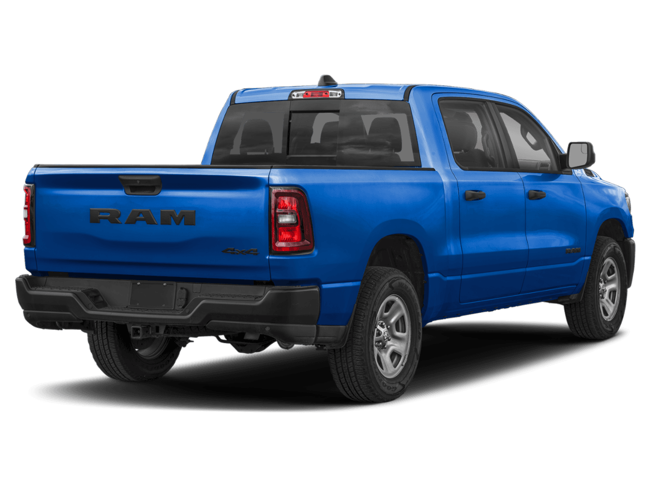 2025 Ram 1500 Tradesman - Rear 3/4, facing to the right