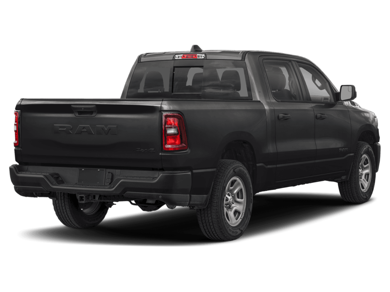 2025 Ram 1500 Tradesman - Rear 3/4, facing to the right