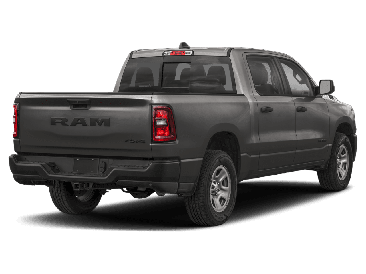 2025 Ram 1500 Tradesman - Rear 3/4, facing to the right