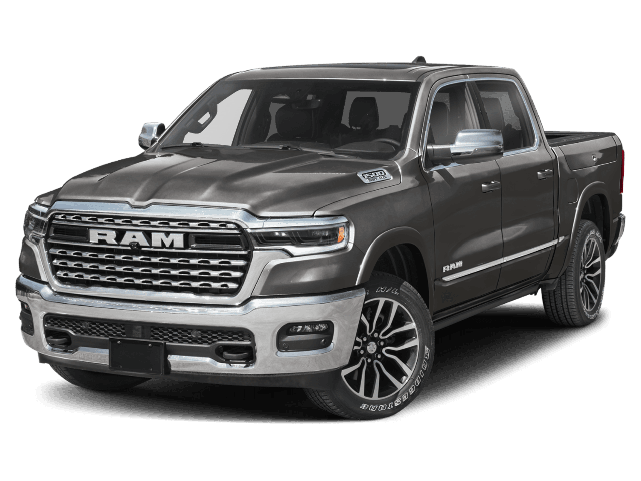 2025 Ram 1500 Longhorn - Front 3/4, facing to the left