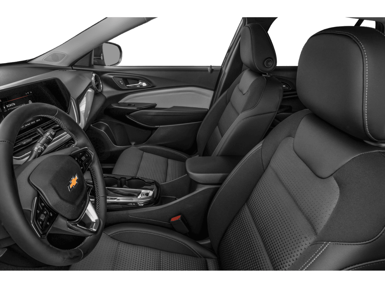 2025 Chevrolet Trax LT - Interior Driver's Side with Door Open, Front Seat Feature