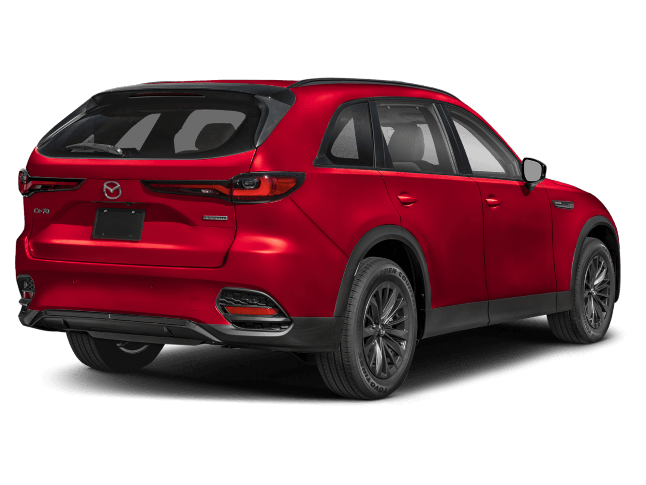 2025 Mazda CX-70 3.3 - Rear 3/4, facing to the right