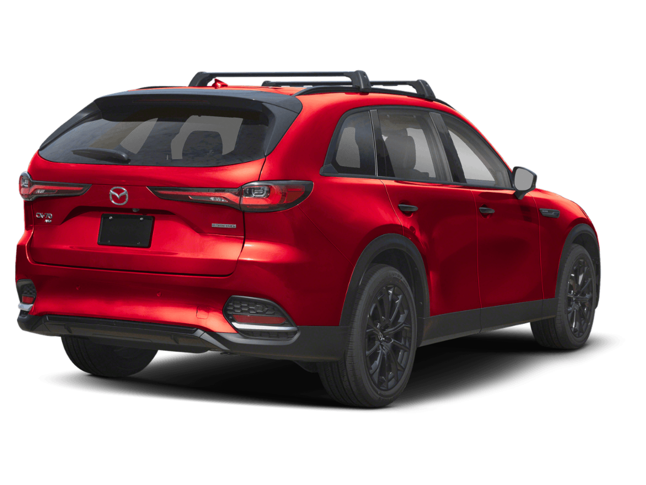 2025 Mazda CX-70 3.3 - Rear 3/4, facing to the right