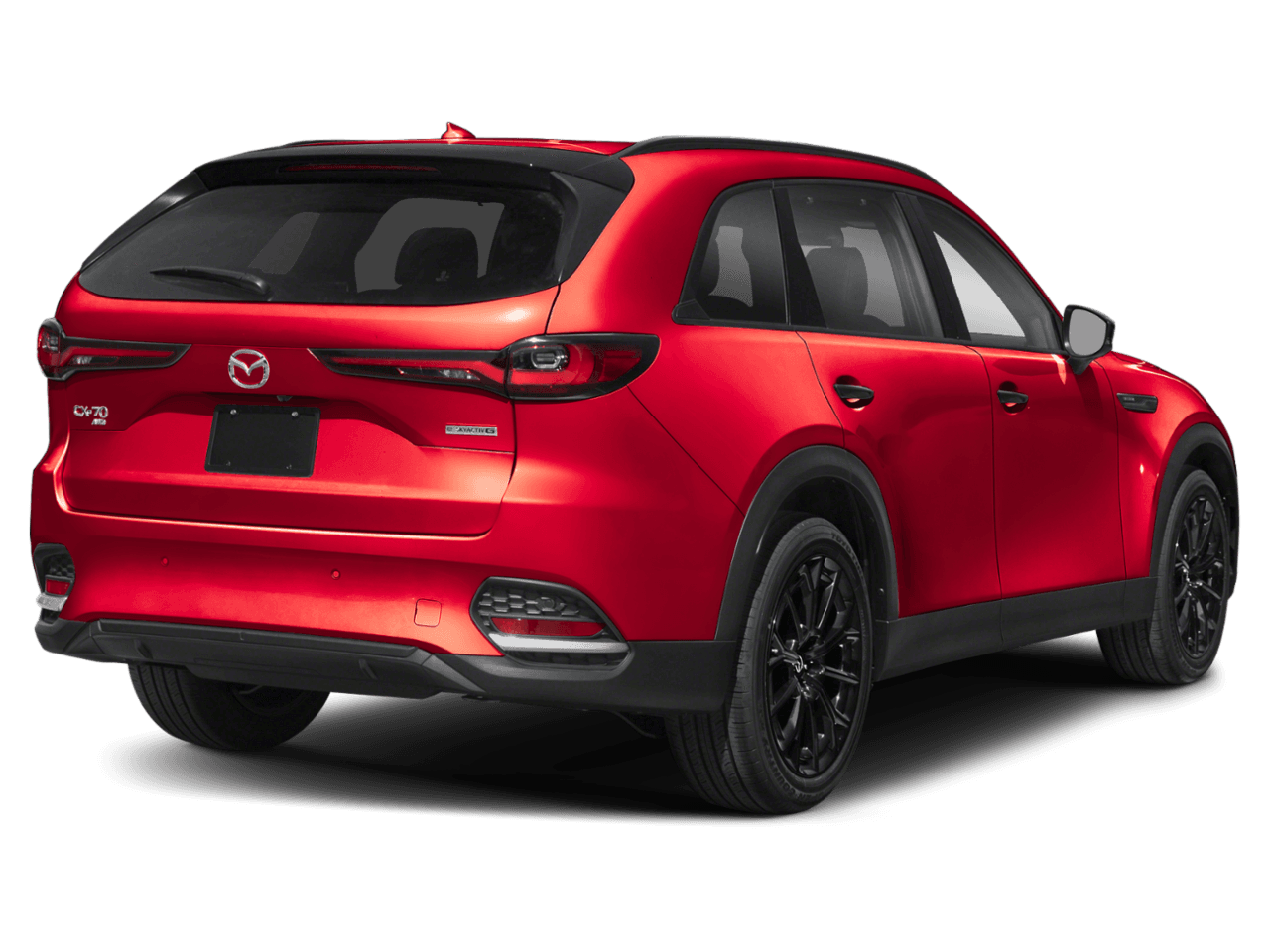 2025 Mazda CX-70 3.3 - Rear 3/4, facing to the right