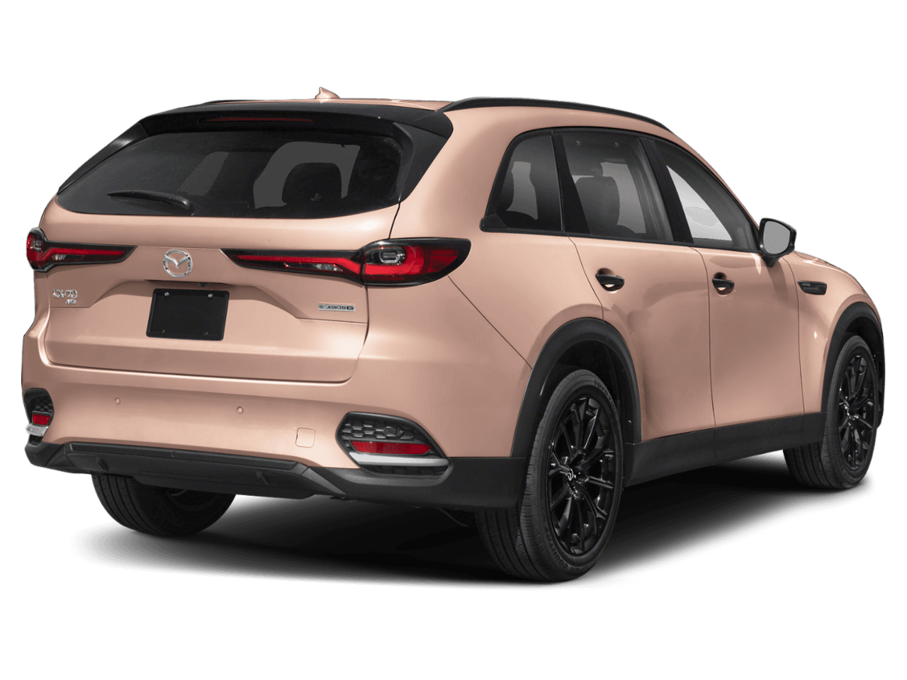 2025 Mazda CX-70 3.3 - Rear 3/4, facing to the right