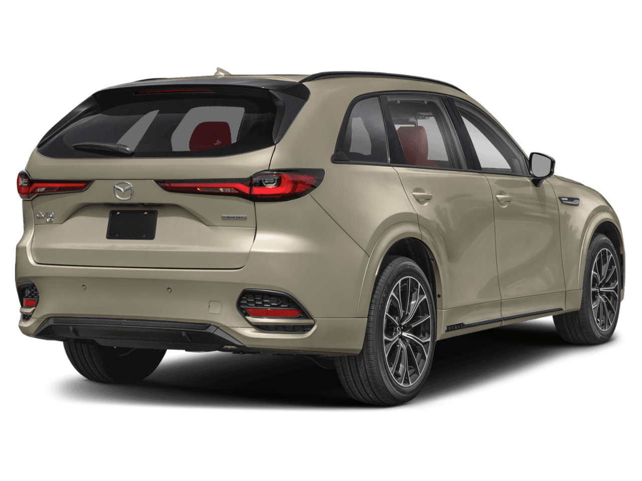 2025 Mazda CX-70 3.3 Turbo S Premium Package - Rear 3/4, facing to the right