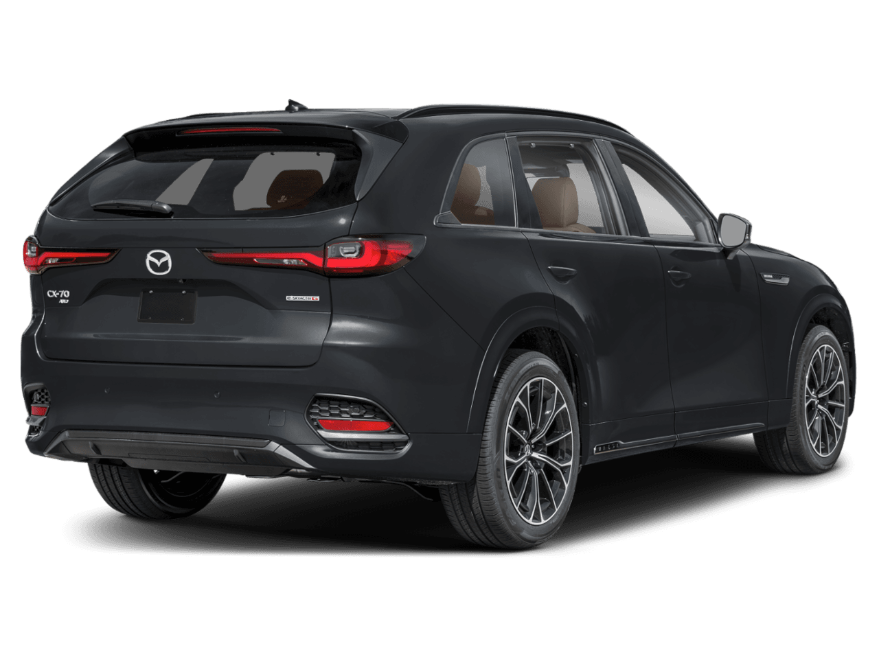 2025 Mazda CX-70 3.3 Turbo S Premium Plus Package - Rear 3/4, facing to the right