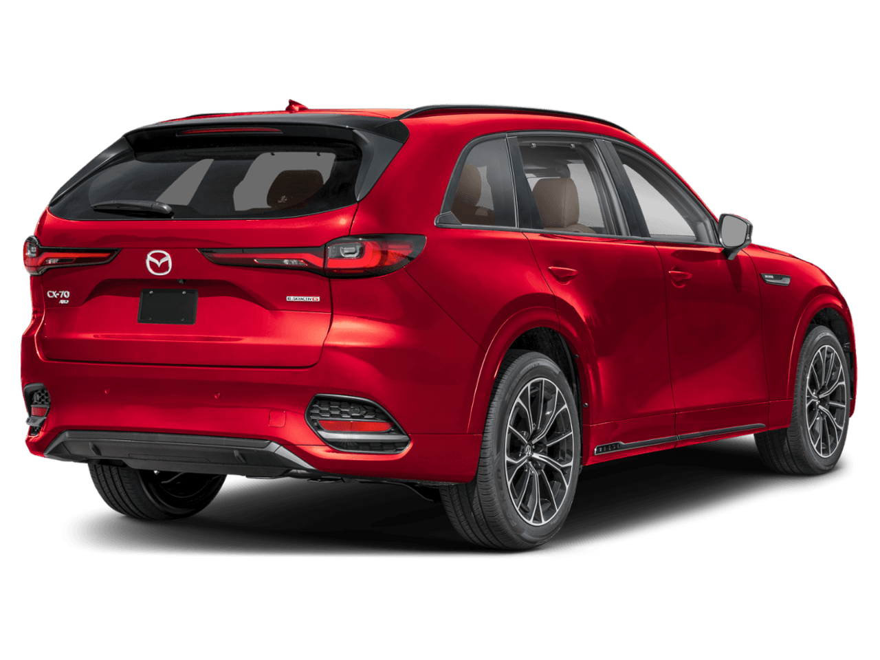 2025 Mazda CX-70 3.3 - Rear 3/4, facing to the right