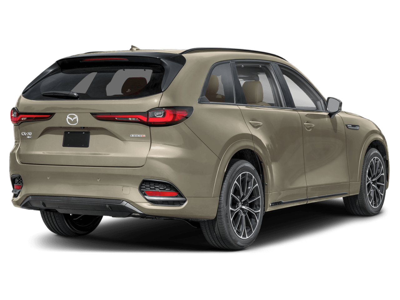 2025 Mazda CX-70 3.3 Turbo S Premium Plus Package - Rear 3/4, facing to the right