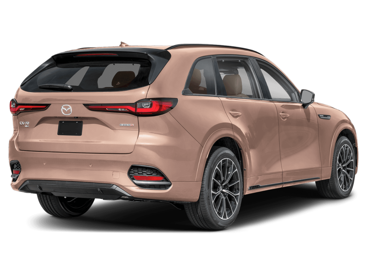 2025 Mazda CX-70 3.3 - Rear 3/4, facing to the right