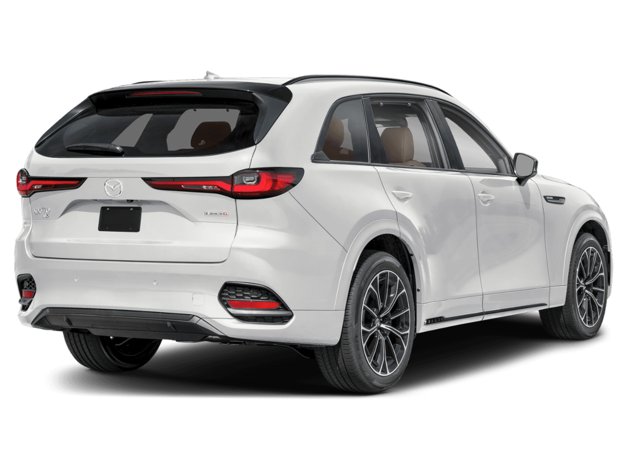2025 Mazda CX-70 3.3 Turbo S Premium Plus Package - Rear 3/4, facing to the right