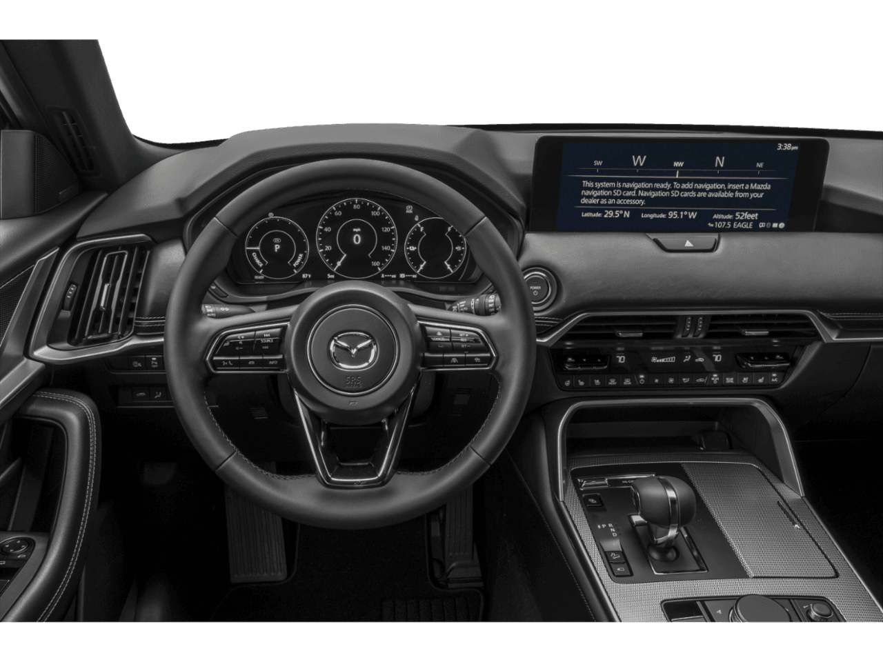 2025 Mazda CX-70 PHEV Premium Plus Package - Interior Drivers Dash