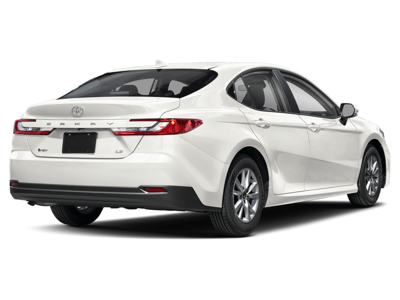 2025 Toyota Camry LE - Rear 3/4, facing to the right