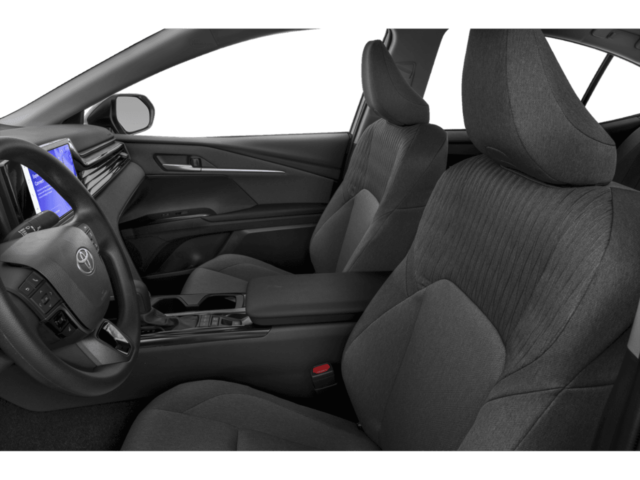 2025 Toyota Camry LE - Interior Driver's Side with Door Open, Front Seat Feature